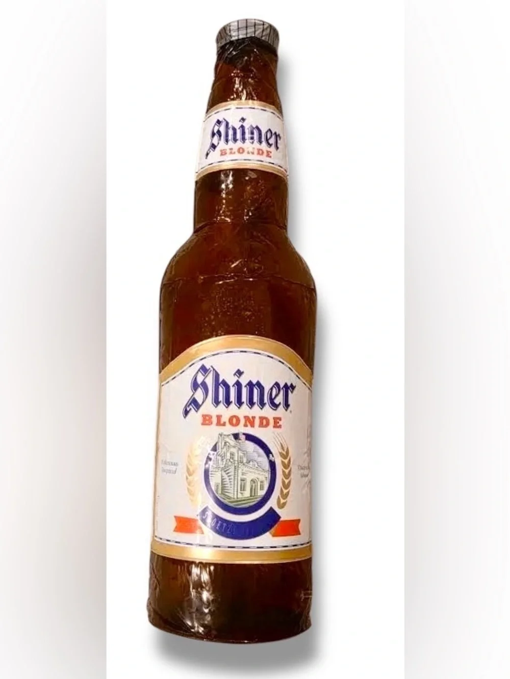 Inflatable Beer Bottle 3 Ft - Shiner Blonde Party Decor NEW